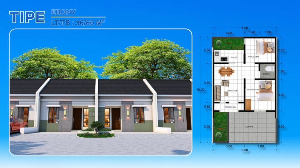 Full Spek Rumah Type Ebony - Grand Tamansari Kaliwungu